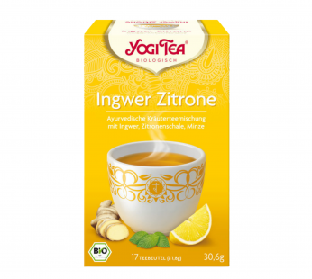 Ingwer-Zitrone Tee Yogi Tea, 17 Teebeutel Bio